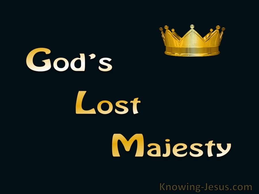 God’s Lost Majesty (devotional)07-21 (black)